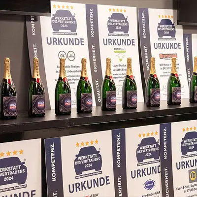 WERKSTATT DES VERTRAUENS (WDV) Gewinnerurkunden