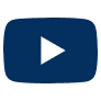 YouTube logo icon, blue